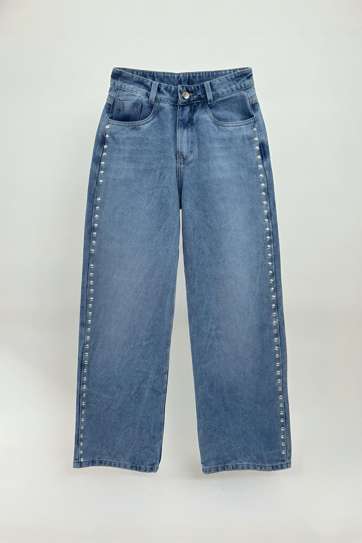 WIDE LEG NEGRO TACHES