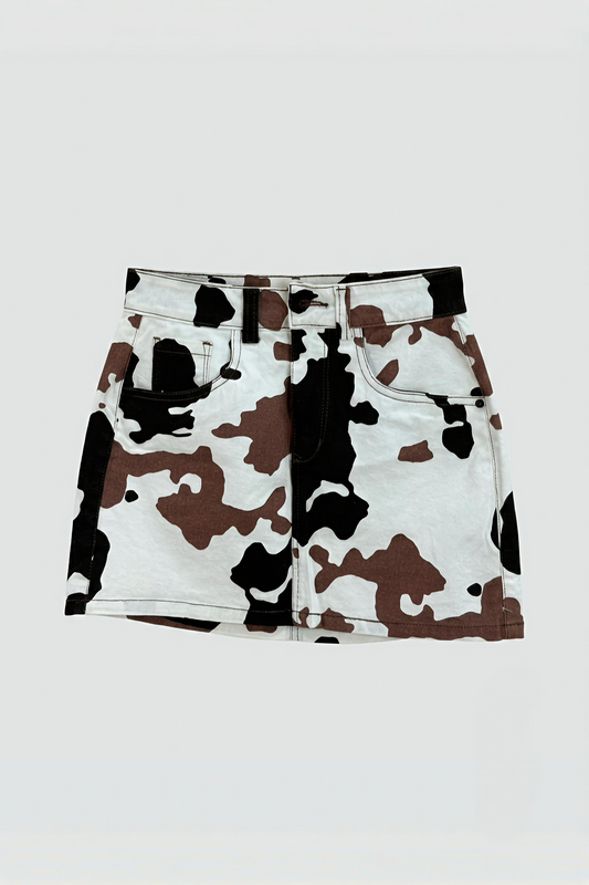 MINIFALDA COW PRINT