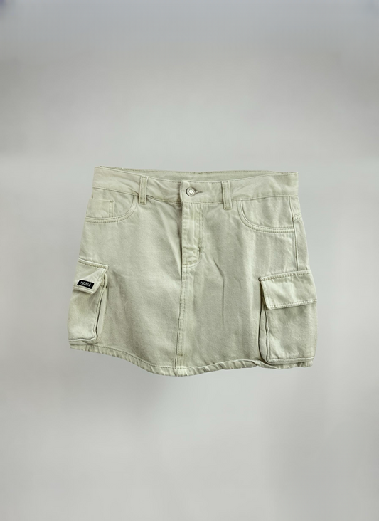 FALDA CARGO BEIGE