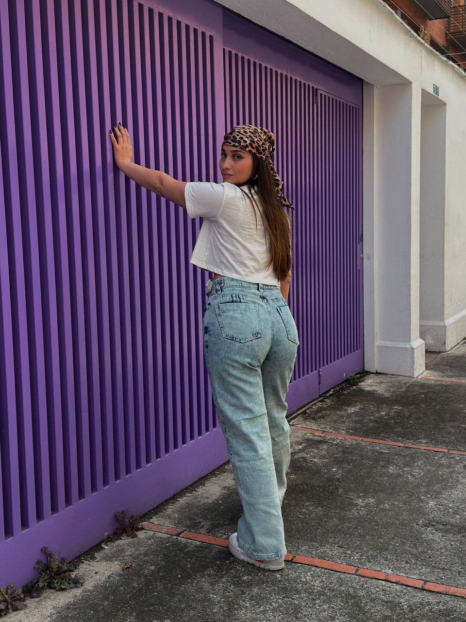 JEANS "ONDAS" - ÍNDIGO AZUL CLARO