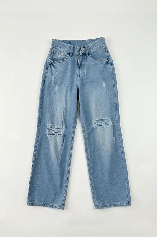WIDE LEG RELAXED STONE
