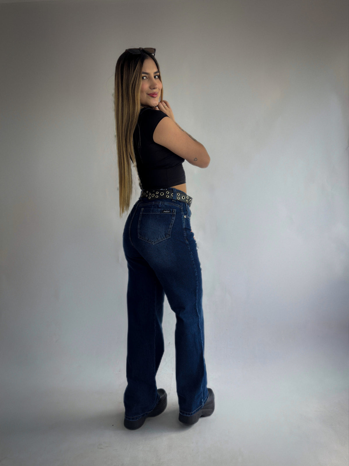 WIDE LEG RELAXED ÍNDIGO PROFUNDO