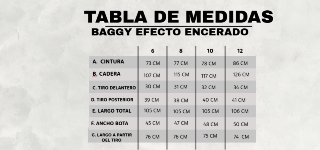 BAGGY EFECTO ENCERADO