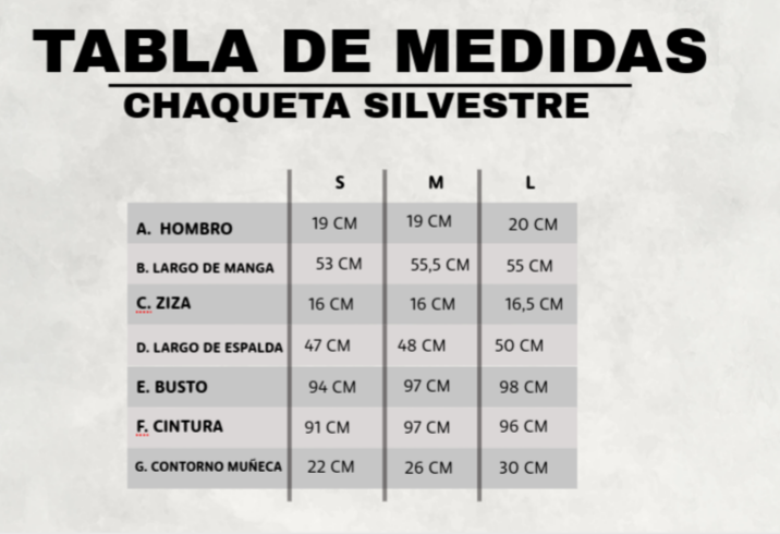 CHAQUETA SILVESTRE