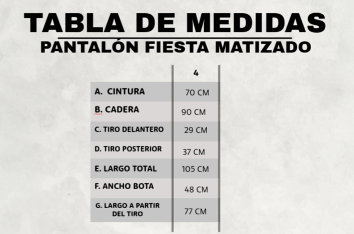 PANTALÓN FIESTA MATIZADO