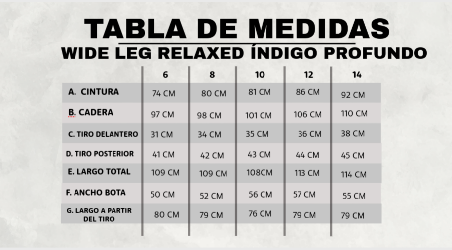 WIDE LEG RELAXED ÍNDIGO PROFUNDO